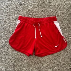 Nike Swoosh Size M Gently Used Drawstring Women Shorts W/ Pockets